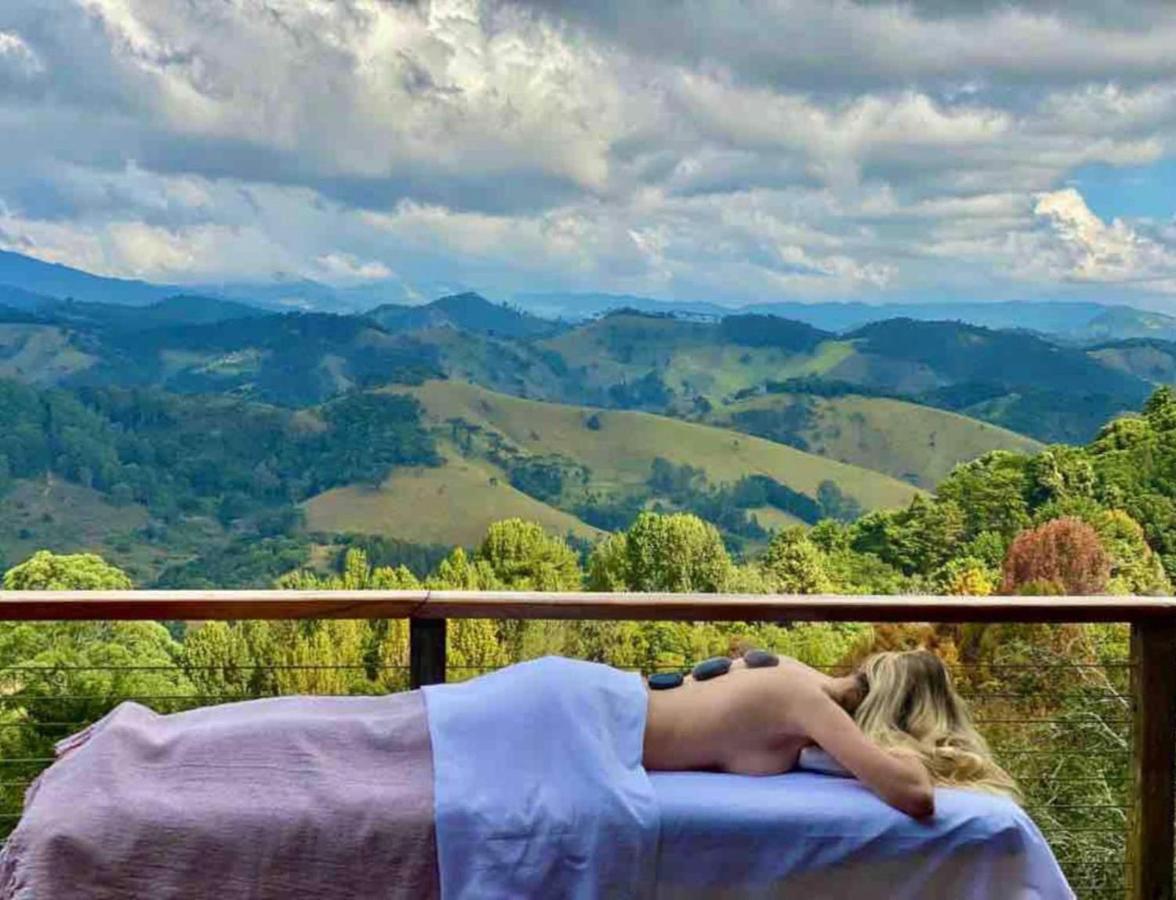 Vila Casa De Vidro Com Vista Mantiqueira - Com Cafe E Staff Campos do Jordão Exteriér fotografie