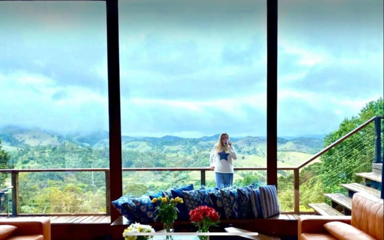 Vila Casa De Vidro Com Vista Mantiqueira - Com Cafe E Staff Campos do Jordão Exteriér fotografie
